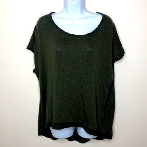 Women’s Unknown Brand Zip Up Short Sleeve Sweater